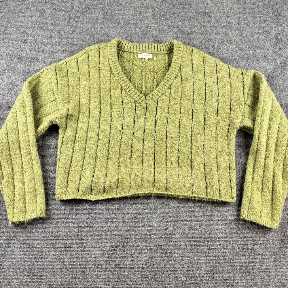 Pacsun LA Hearts Cropped Striped Knit Sweater Size Small Multicolor Women’s Top